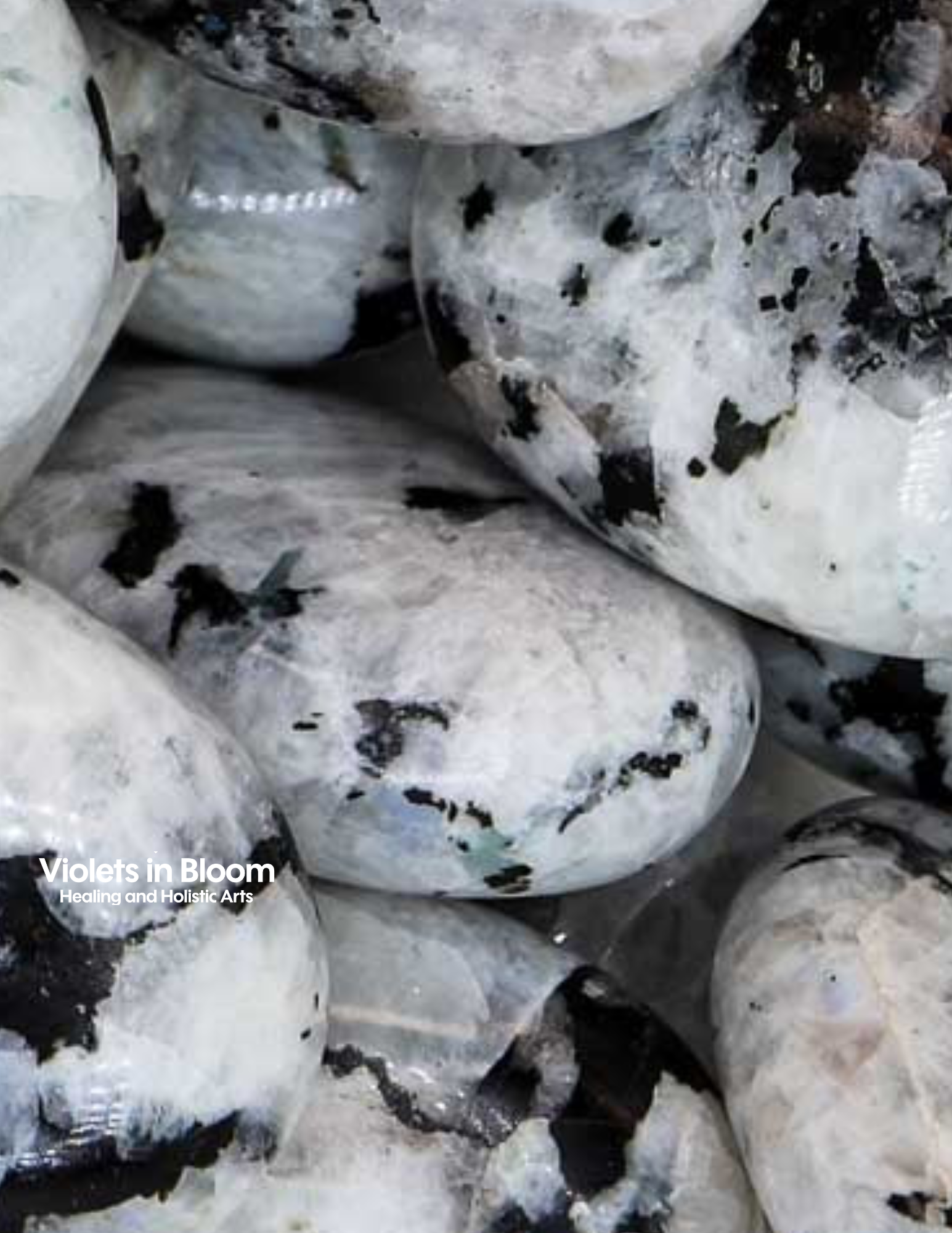 Rainbow Moonstone  Palm Stones