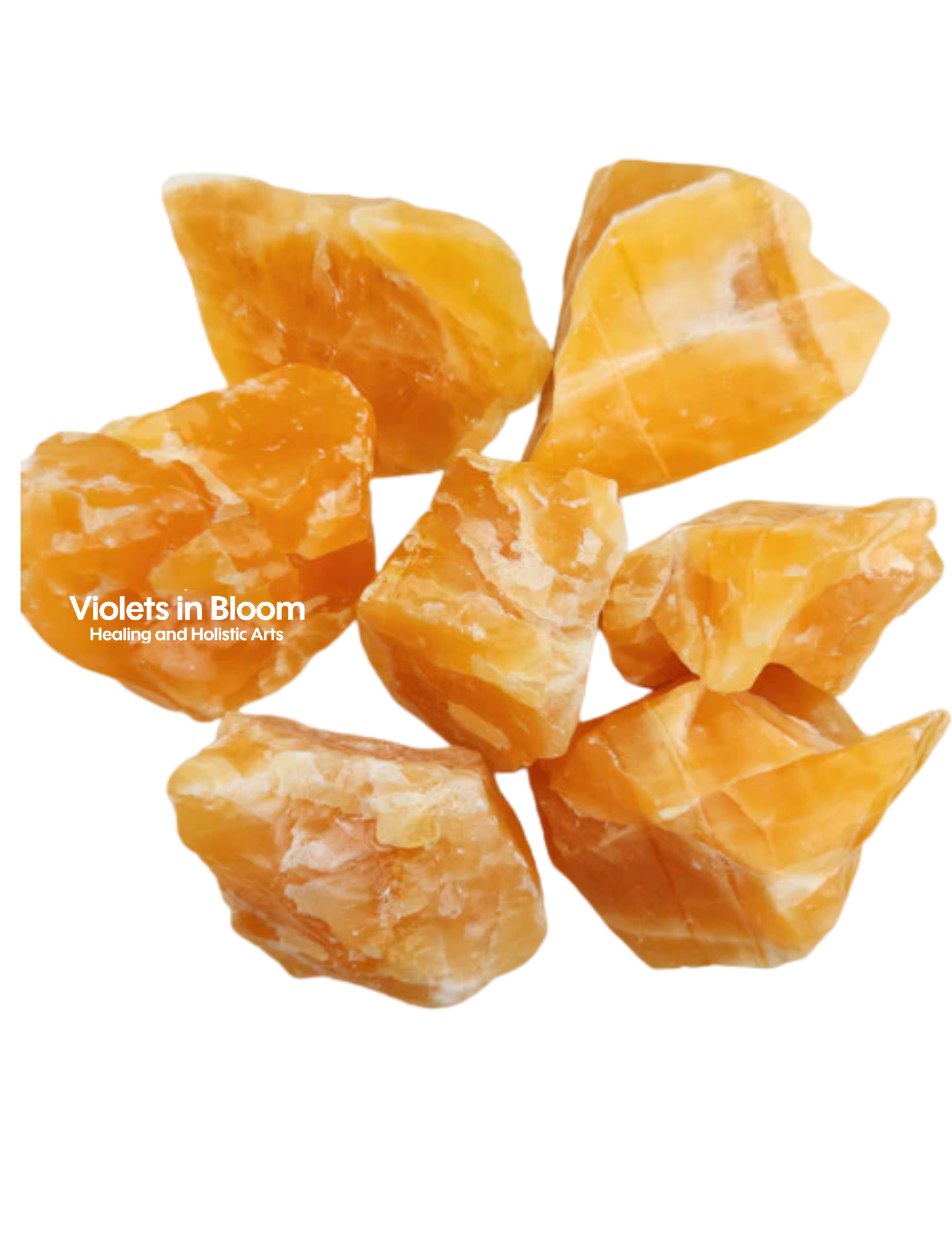 Orange Calcite Chunks