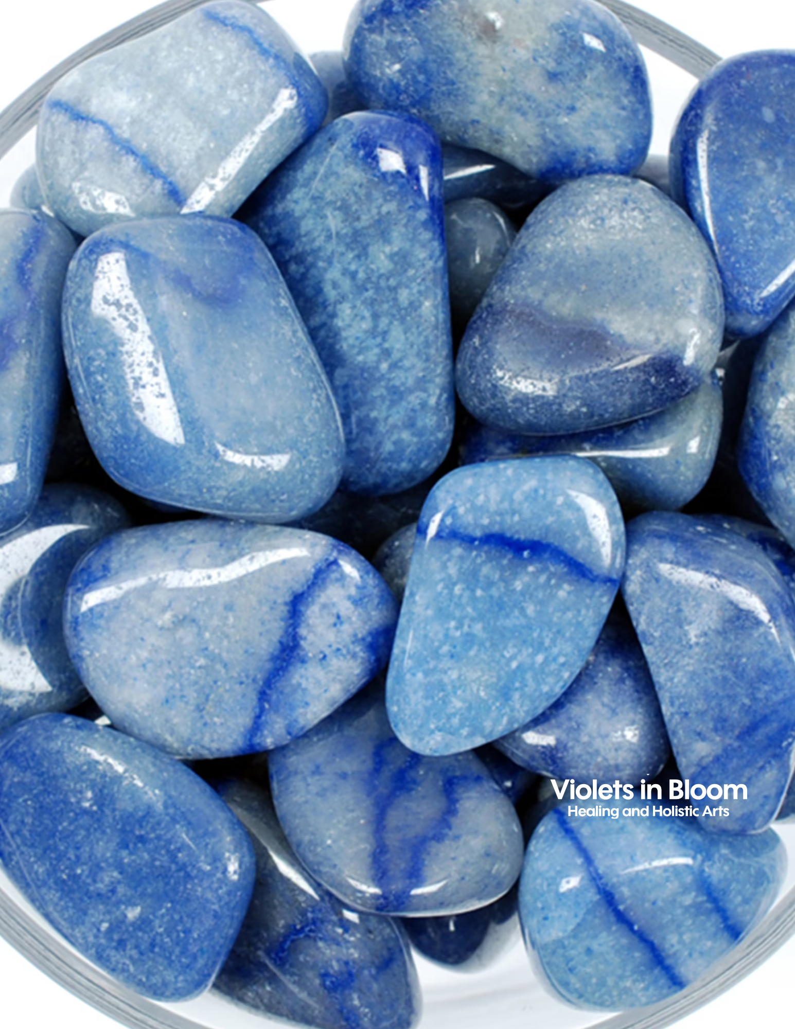 Blue  Quartz Tumbles