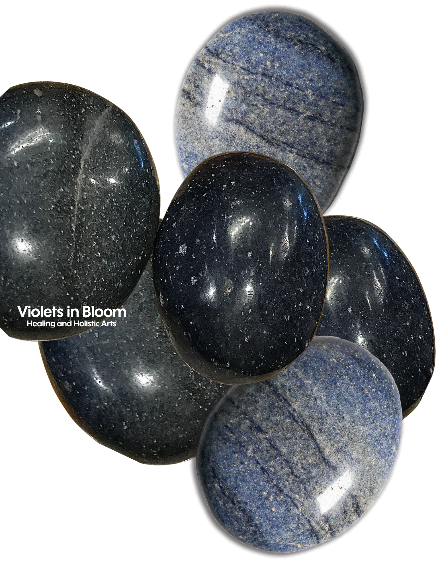 Dumortierite Palm Stones