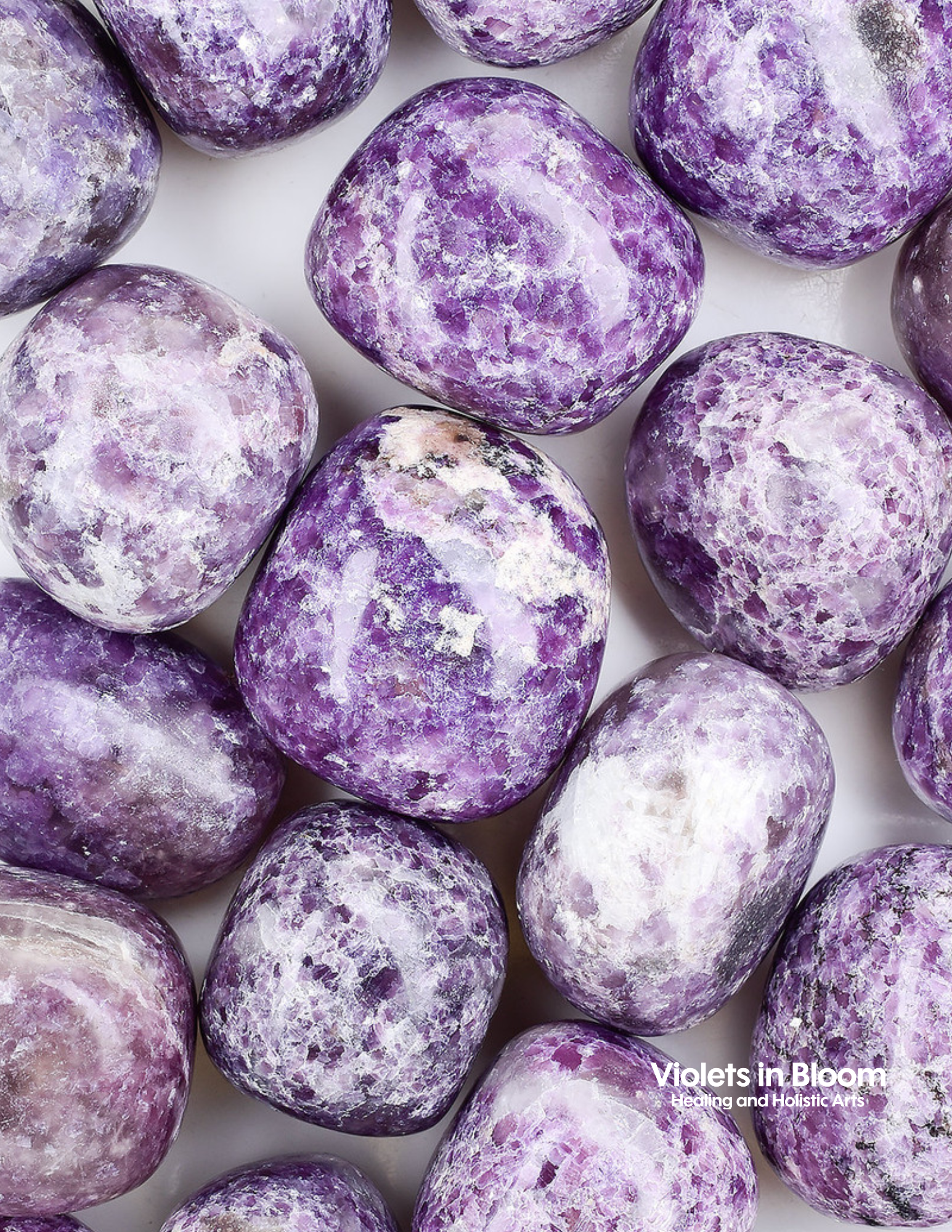Lepidolite Tumbles