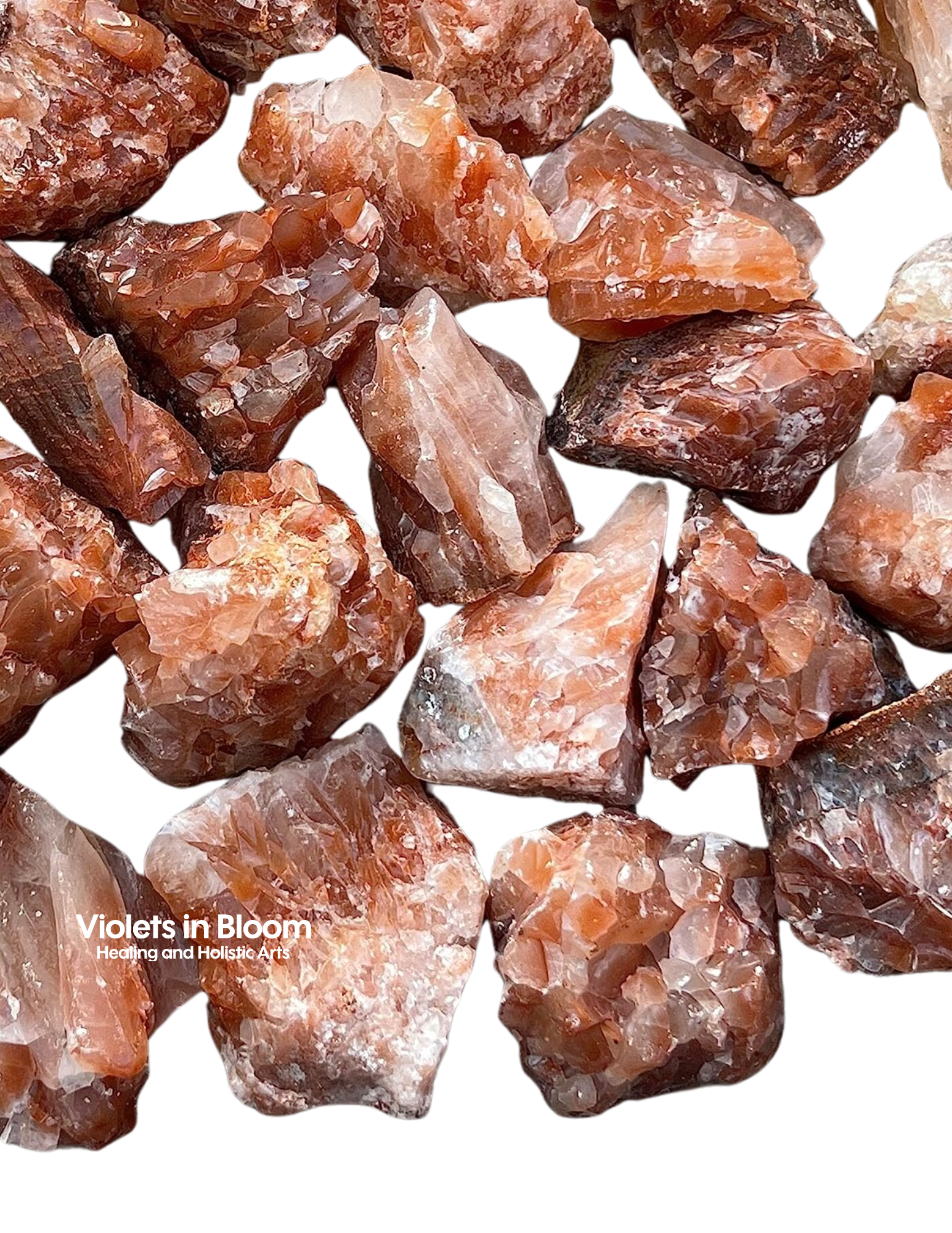 Red Calcite Chunks