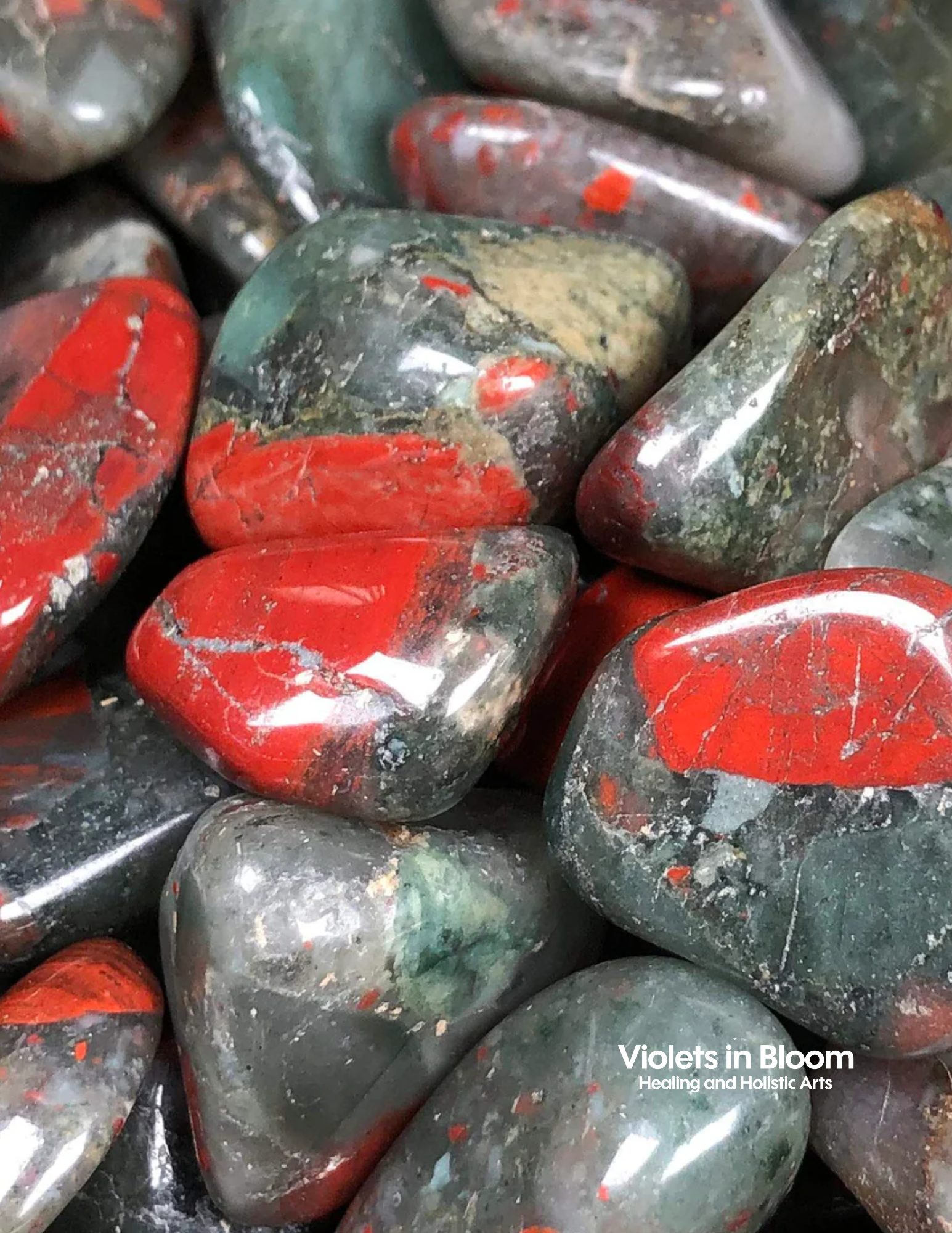 Bloodstone (African) Tumbles