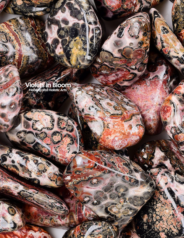 Leopardskin Jasper Tumbles