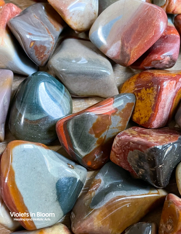 Polychrome Jasper Tumbles