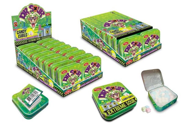 Dr. sour candy cubes