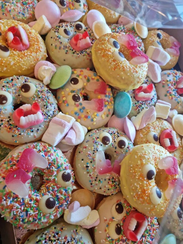 Donutplank gepersonaliseerde donuts