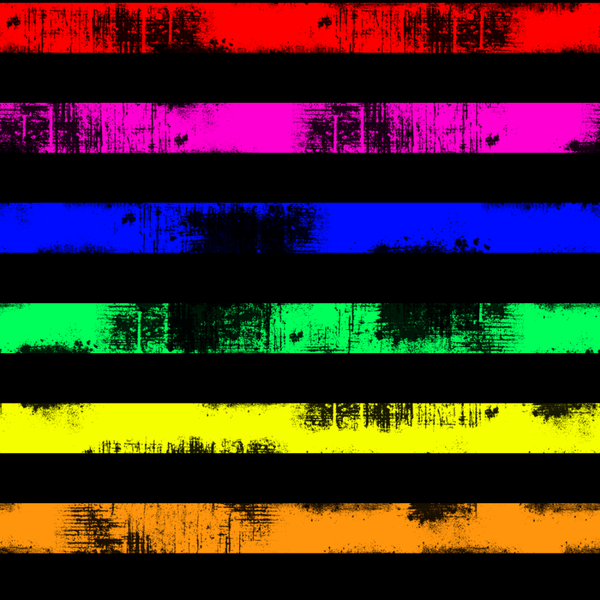 Streifen Schwarz/ Neon