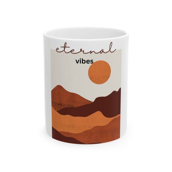 Eternal Vibes ceramic mug