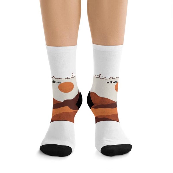 Eternal Vibes socks men's and women's sizes. Read description for detail on sizes.