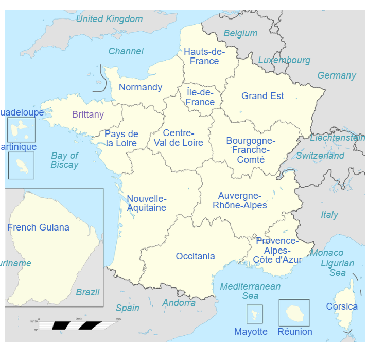 Regions of France