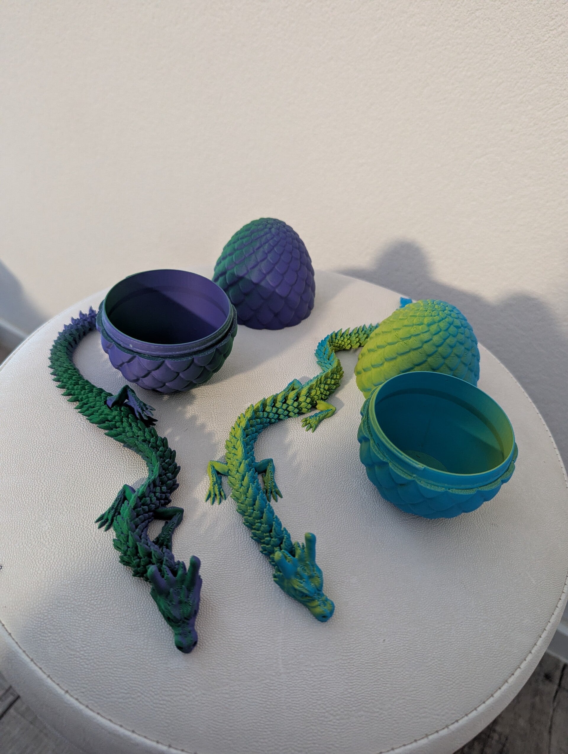 Drache mit Ei -> 3D-Druck aus PLA