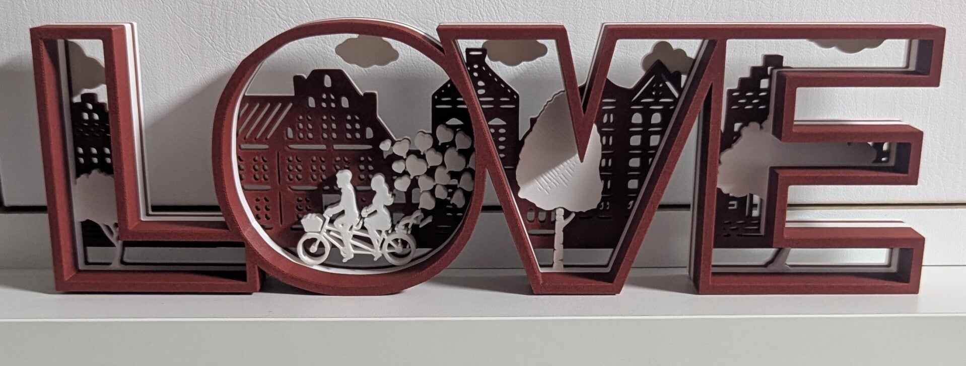 LOVE Deko-Schriftzug - Valentinstags-Edition