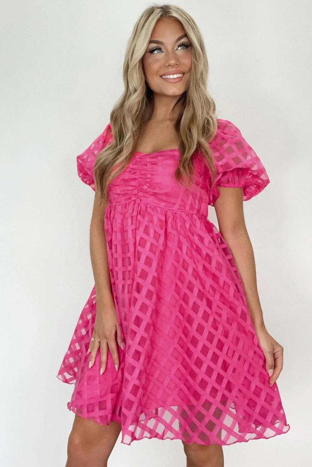 STRAWBERRY BABYDOLL DRESS