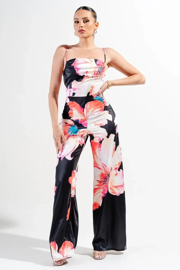 MAUI FLOWER SATIN JUMPER