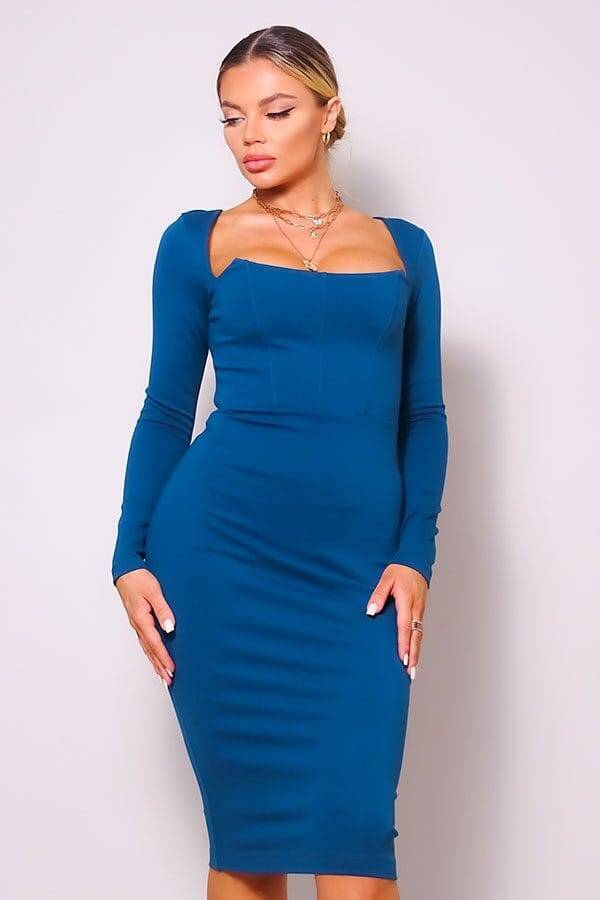 Stacey Square Neck Midi