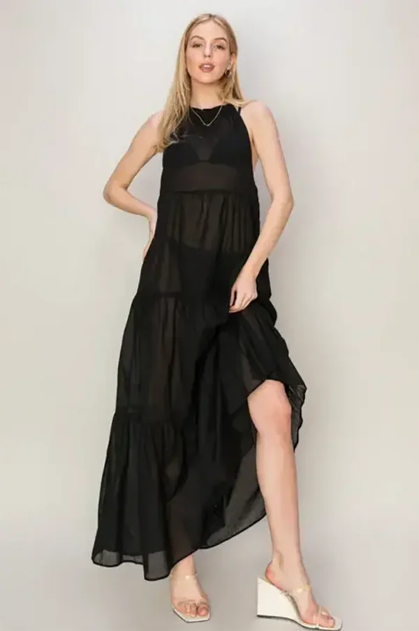 Halter Cover-up Maxi