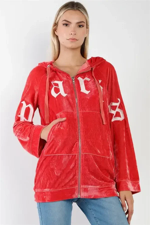 Venus Velvet Hoodie Sweatshirt