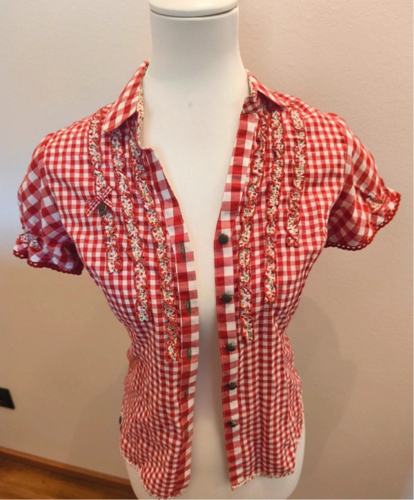 Trachtenbluse Damen Größe XS