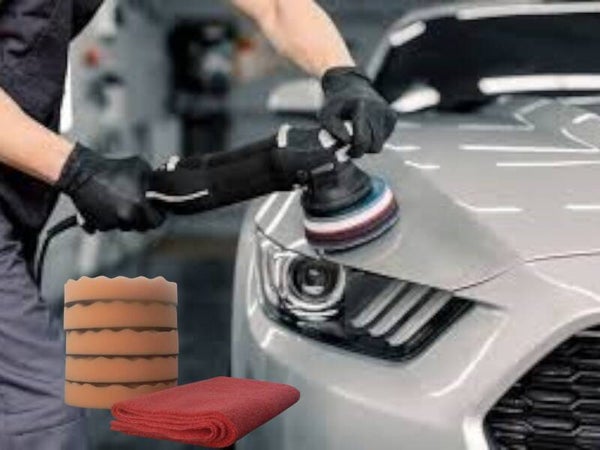 Pad de Polissage Hard Alvéolé 130mm – ( x5 ) + un microfibre offert