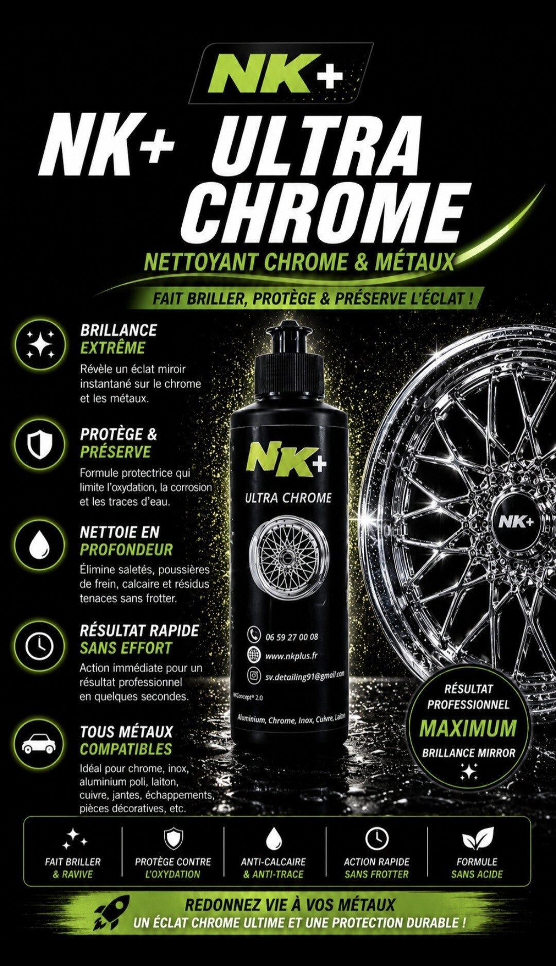 NK+ Ultra chrome