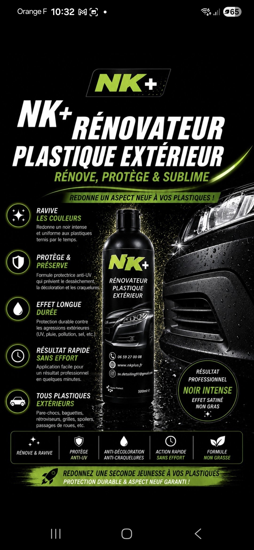 NK+ Renov Plastiques Exttérieurs