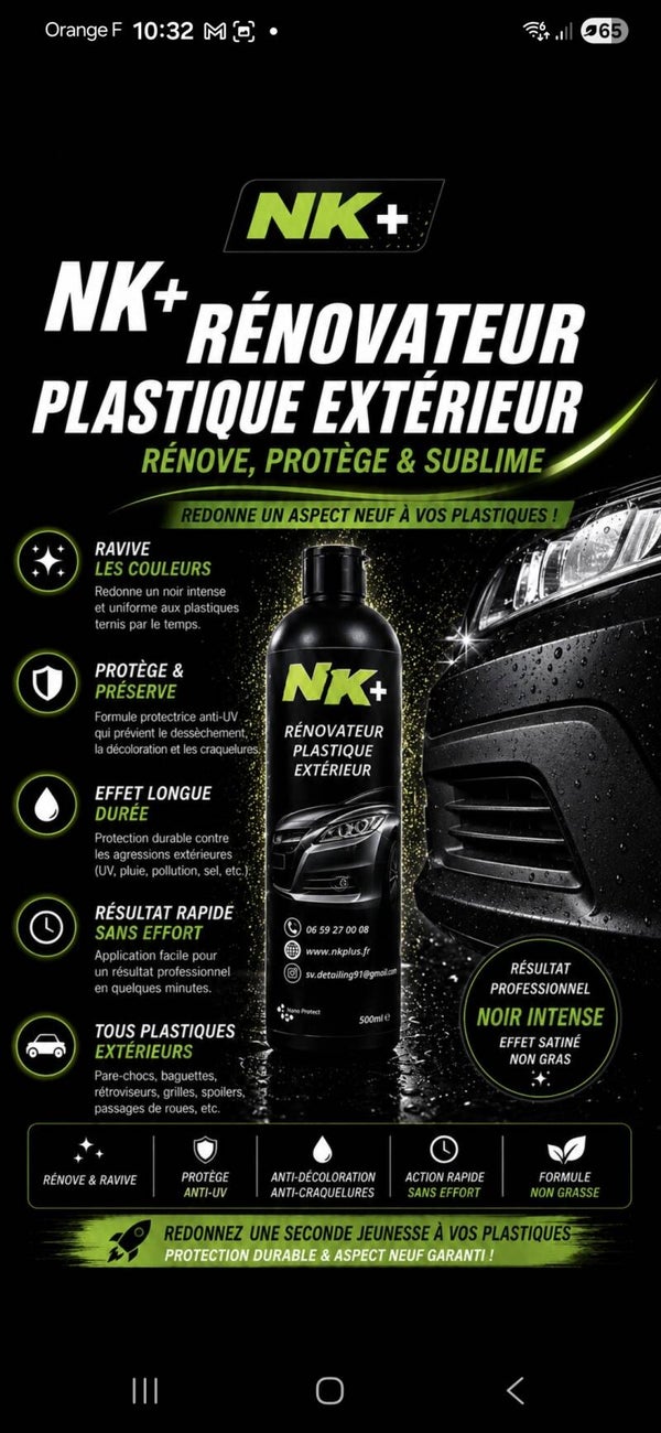 NK+ Renov Plastiques Exttérieurs