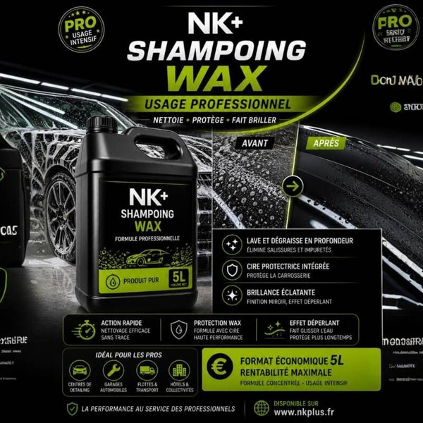 SHAMPOING WAX  5 L pur