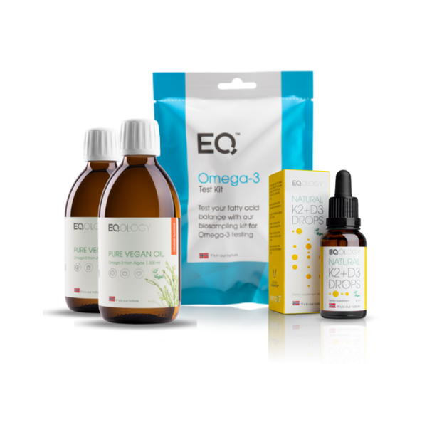 Startpakket - Omega 3 olie Vegan  & vitamine K2/D3