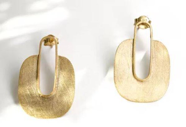 Basisvorm oorbel in goudkleur