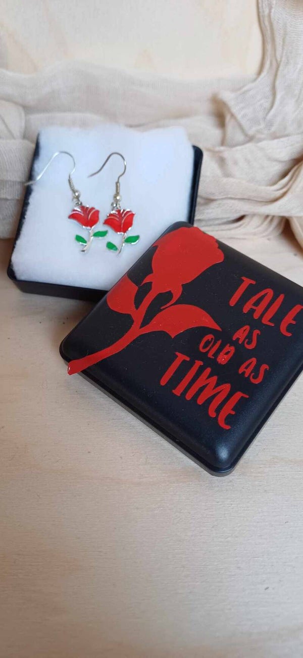 Belle en het beest oorbellen