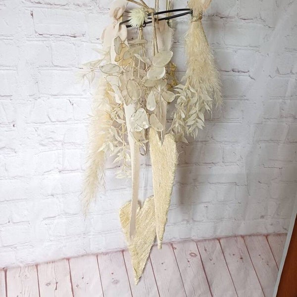 Boho romantisch bloemstuk om te hangen