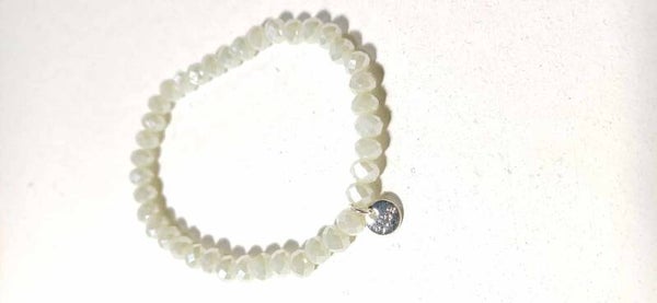 Cremekleurige armband Biba