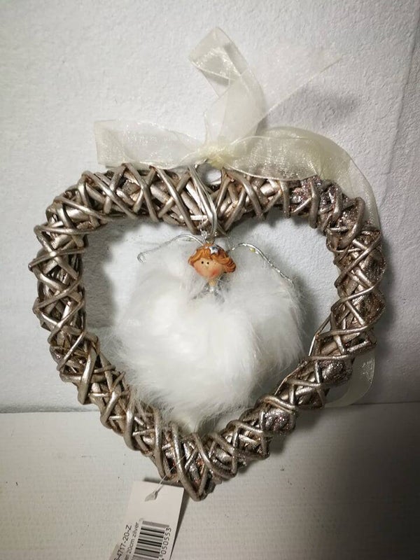 Engel in hartjeskrans