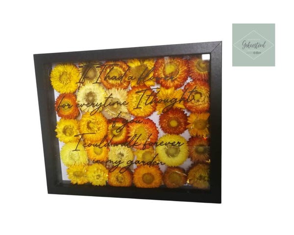 If I had a flower - Valentijnsdecoratie - uniek geschenk