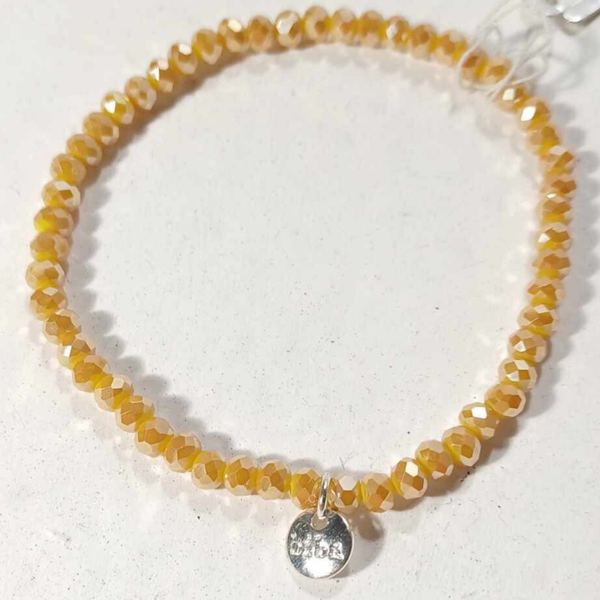 Okerkleurige armband