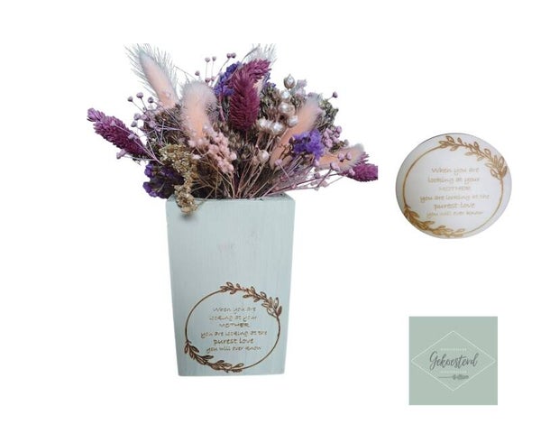 Kado met tekst voor moederdag