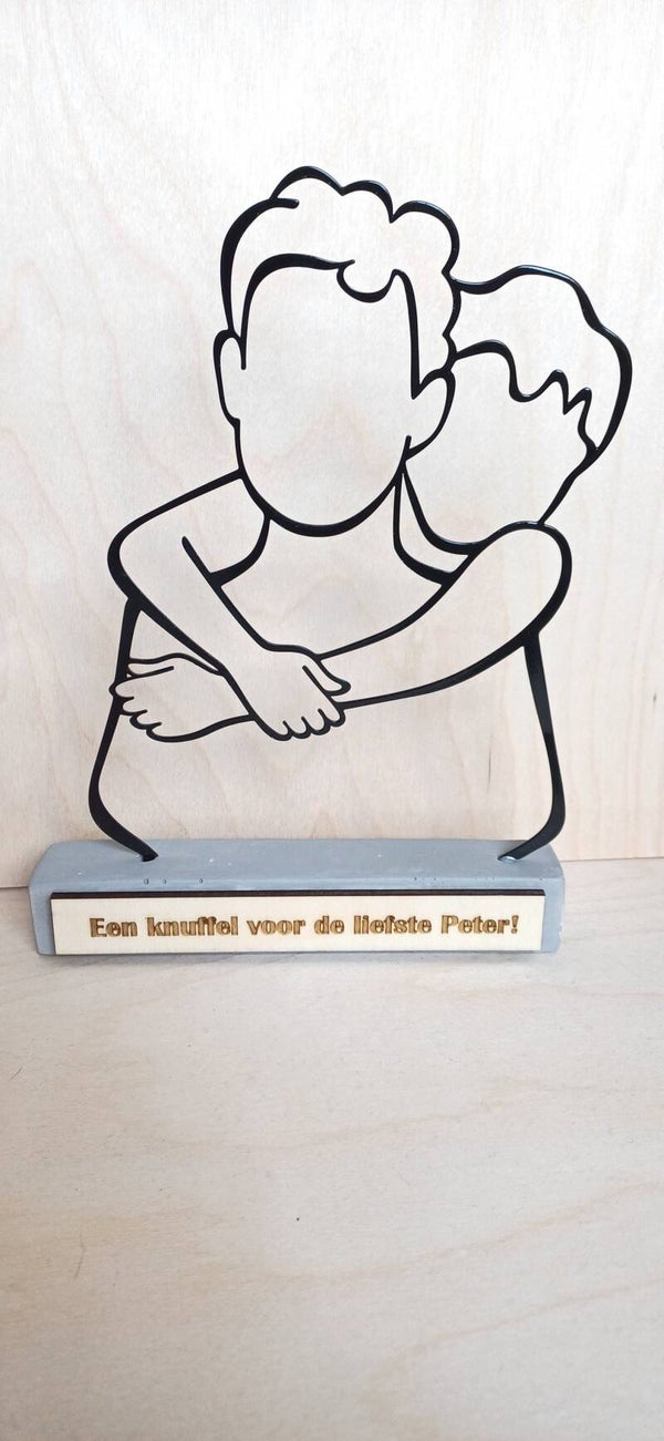 Knuffel voor de liefste peter