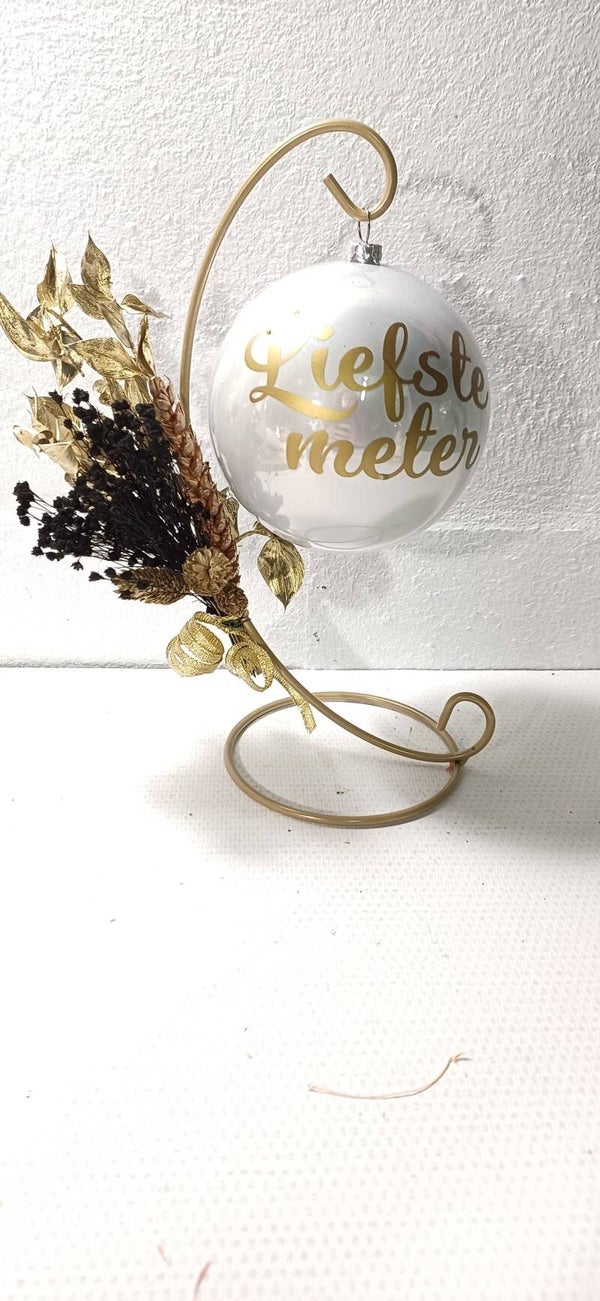 Liefste meter kerstbal op staander