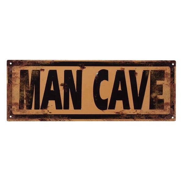 Man cave retro plaat