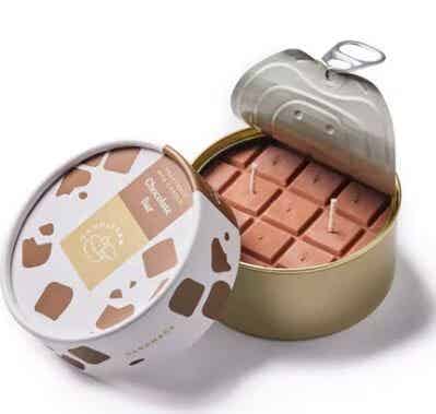 Chocolade kaars - geurkaars - genieten
