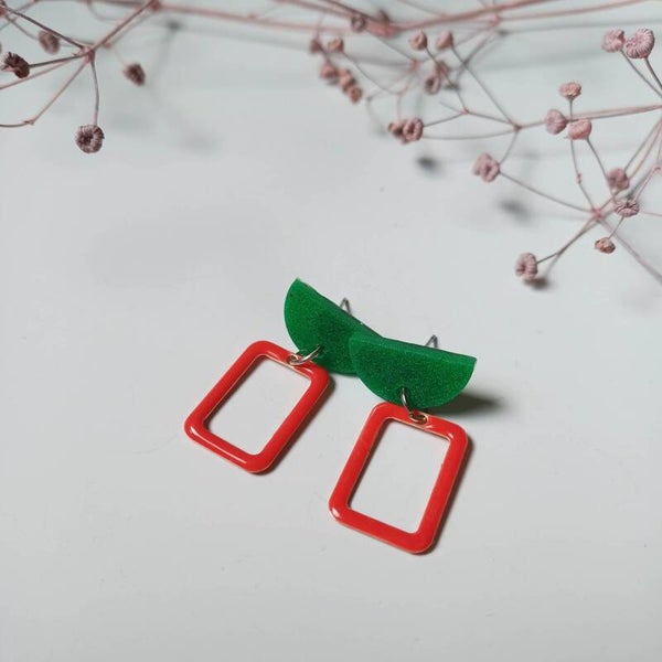 Rood groene oorstekers.