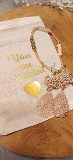 Roze juwelenset geschenk