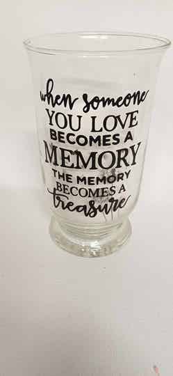 Koester windlicht dierbare overledene