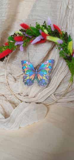 Vlinder krans voor een vlinder klas