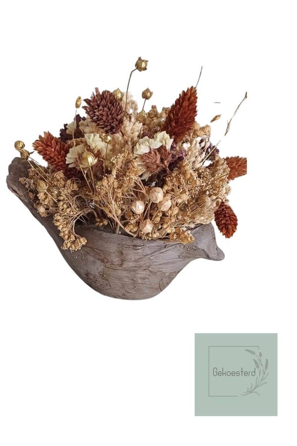 Vogeltjes bloemstuk