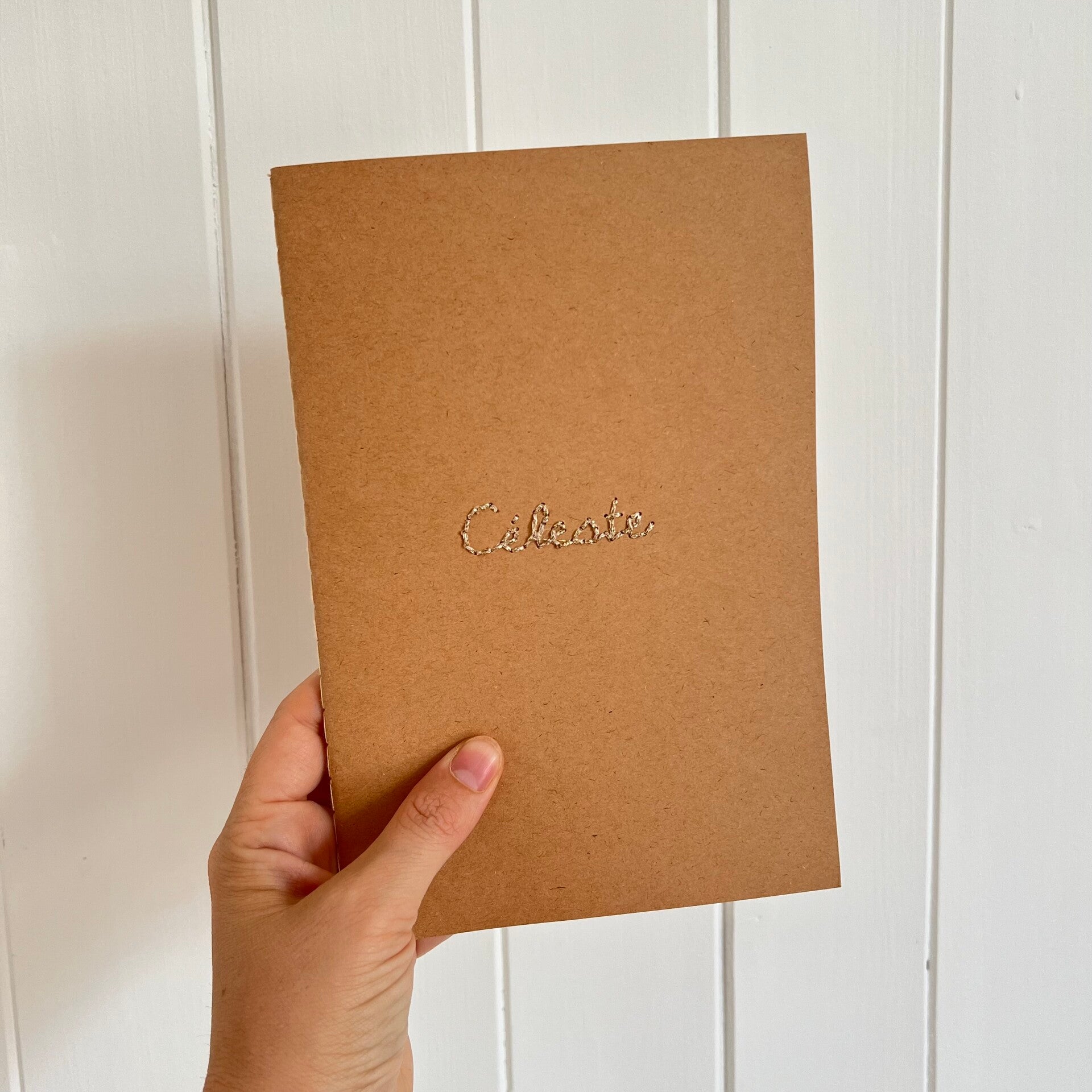 Le carnet brodé !