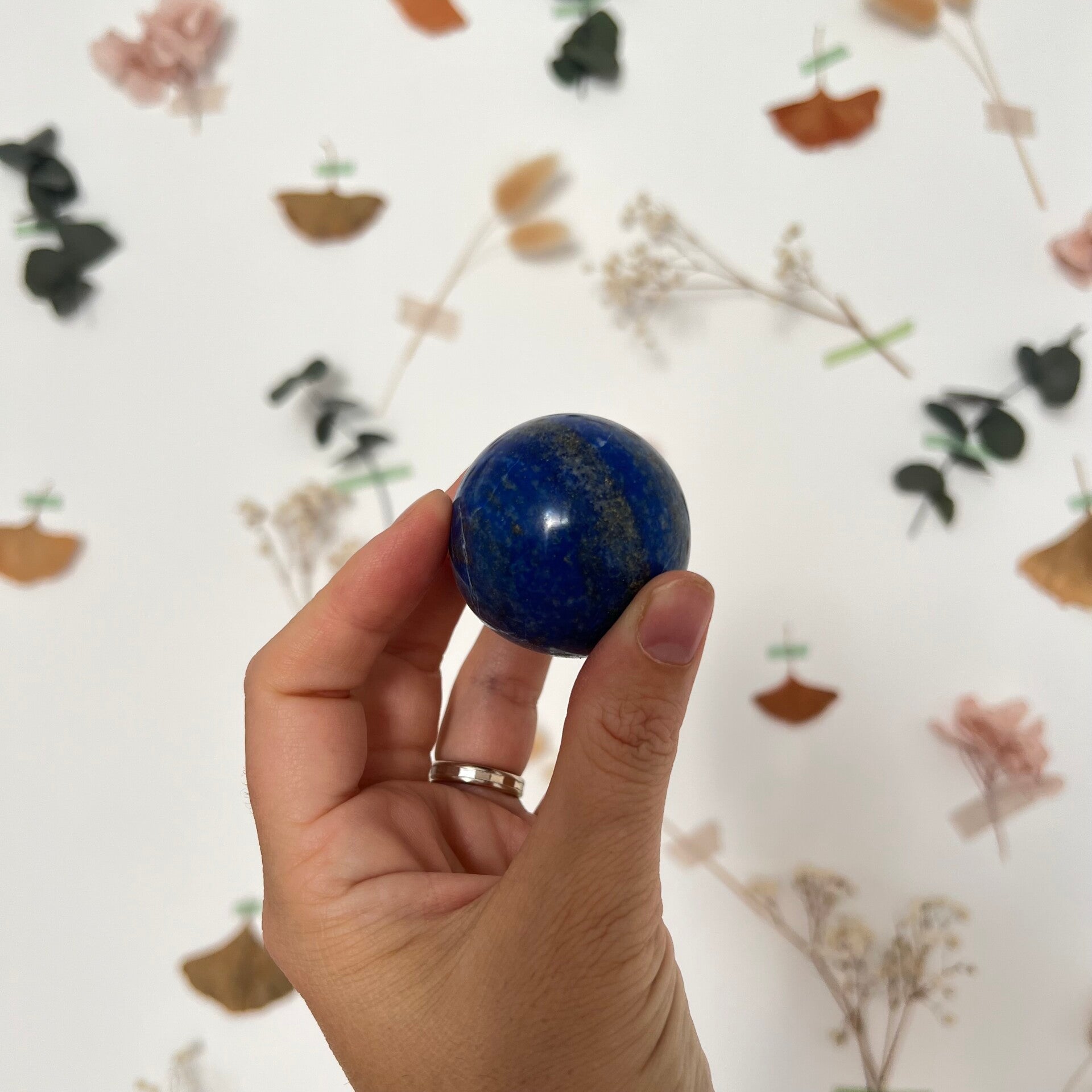Lapis lazuli, sphère