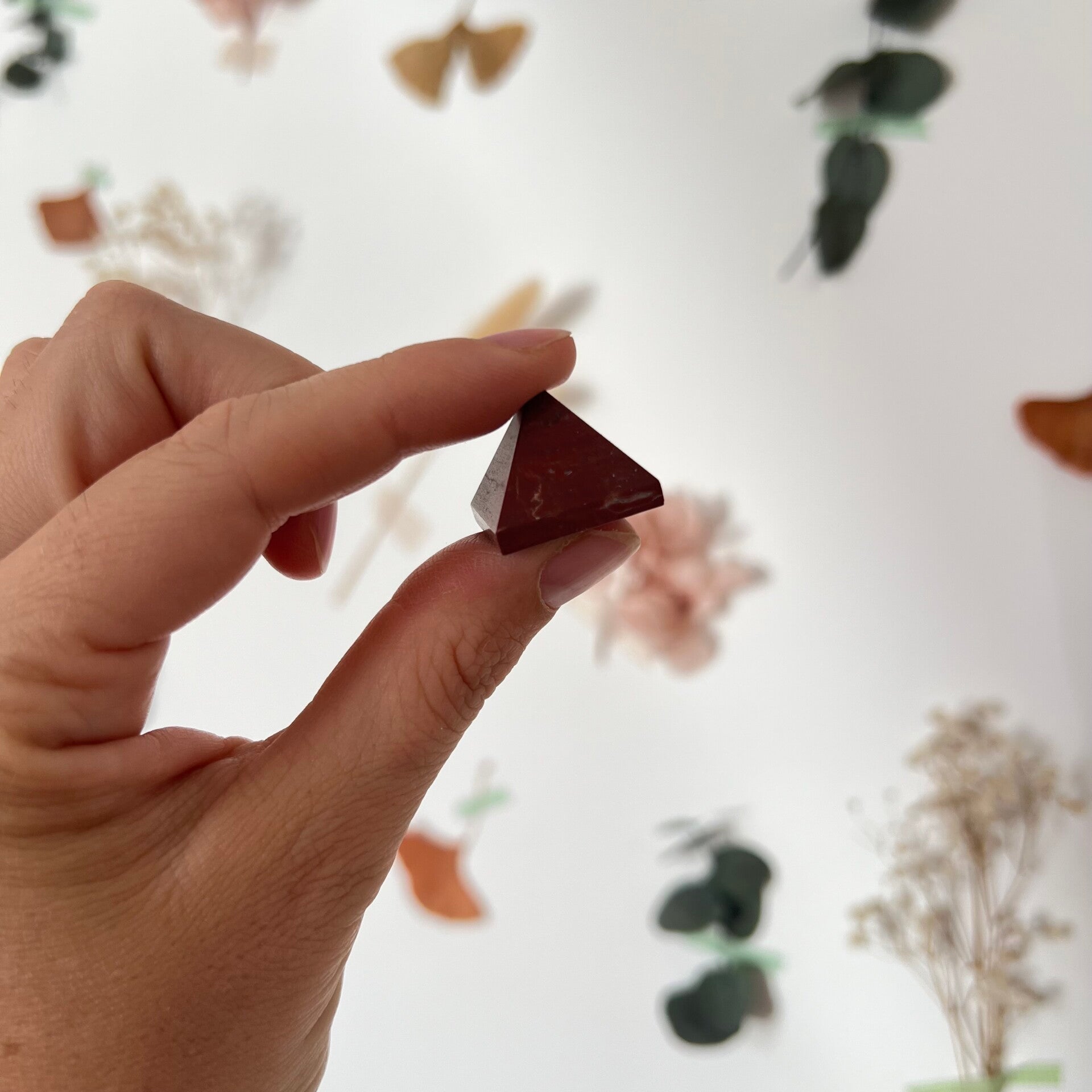 Jaspe rouge, pyramide