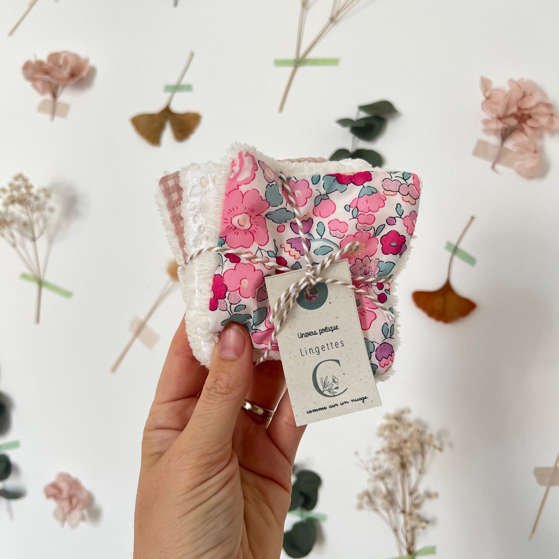 Betsy rose + broderie anglaise + vichy rose